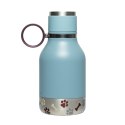 ASOBU Butelka termiczna STAINLESS z miską dla psa niebieska, 975ml