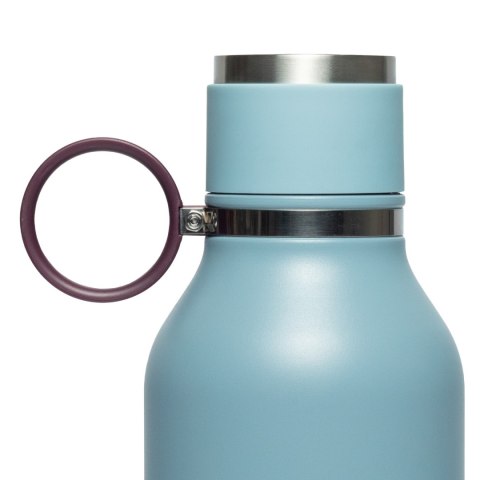 ASOBU Butelka termiczna STAINLESS z miską dla psa niebieska, 975ml