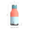 ASOBU Butelka termiczna URBAN PASTEL TEAL, 473ml