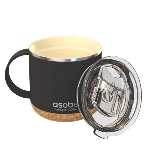 ASOBU Kubek termiczny INFINITE MUG BLACK, 470ml