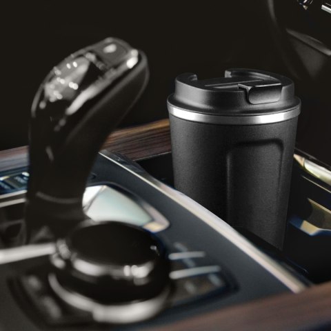 ASOBU Kubek termiczny do kawy CAFE COMPACT BLACK, 384ml