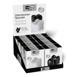 Dyspenser do wykałaczek STUZZI czarny ząb