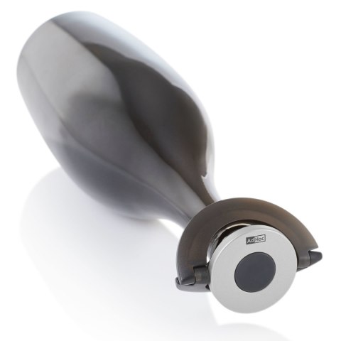 Korek do szampana Gusto czarno-srebrny