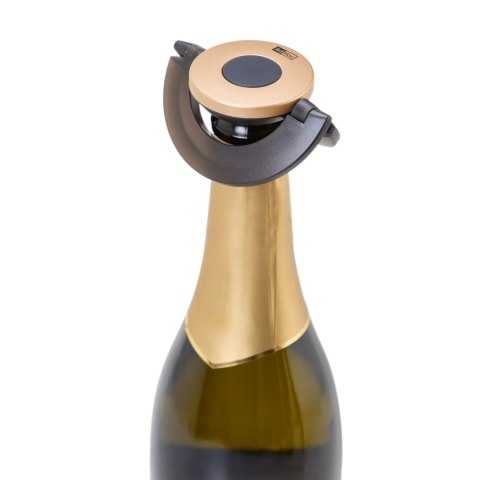 Korek do szampana Gusto czarno-złoty
