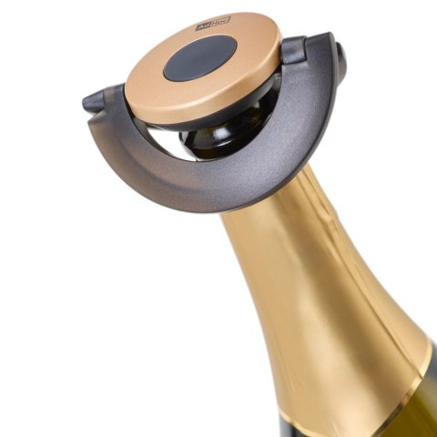 Korek do szampana Gusto czarno-złoty