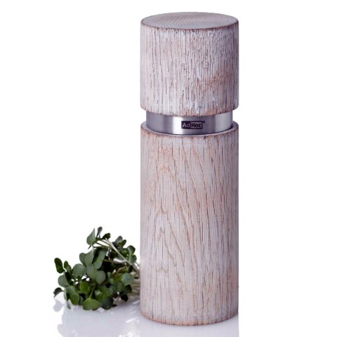 Młynek do pieprzu lub soli TEXTURA ANTIQUE biały