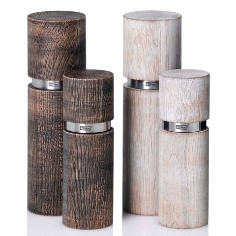 Młynek do pieprzu lub soli TEXTURA ANTIQUE biały