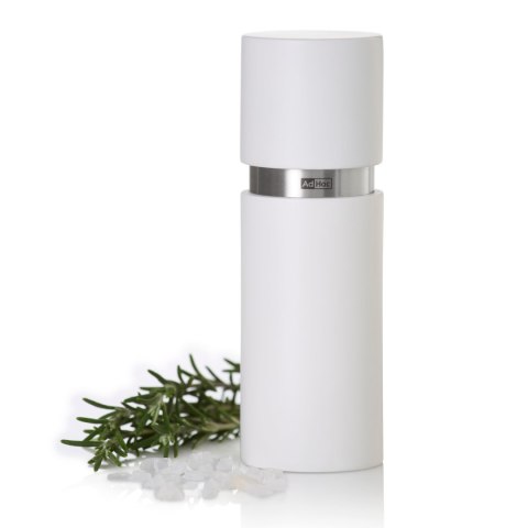 Młynek do pieprzu lub soli Textura S biały