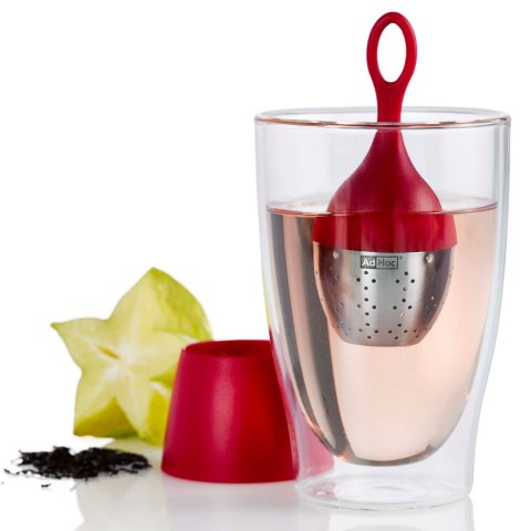 Pływający zaparzacz do herbaty FLOATEA czerwony