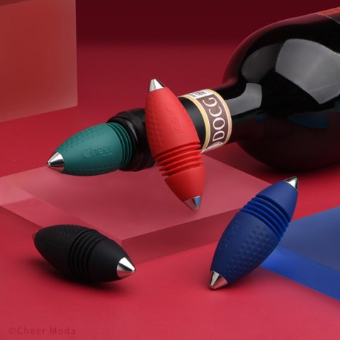 Korek do wina Rugby czarny