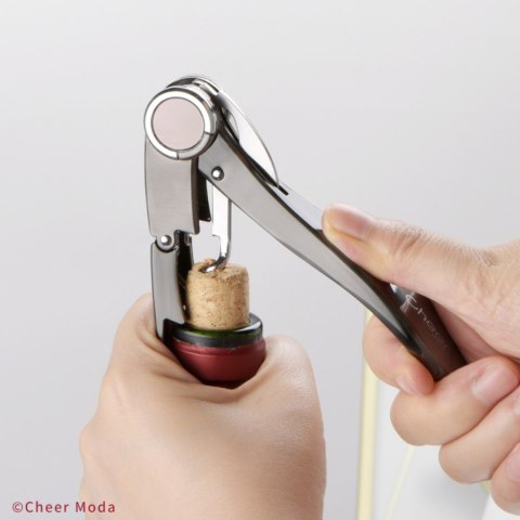 Korkociąg sommeliera Libellule szary