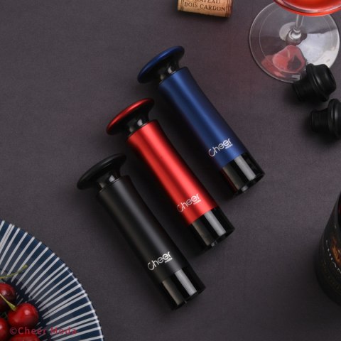 Pompka próżniowa z 4 korkami Treeplet niebieska