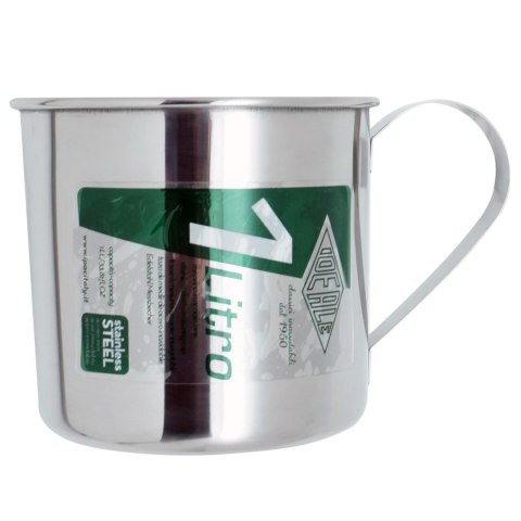 Dzbanek z miarką 1L, stal nierdzewna