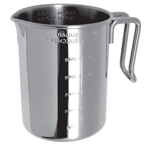 Dzbanek z uniwersalną miarką, stal nierdzewna