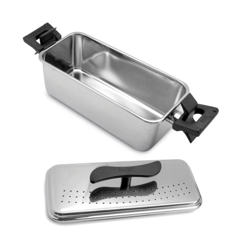 Garnek do szparagów z koszem