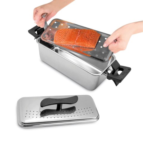 Garnek do szparagów z koszem