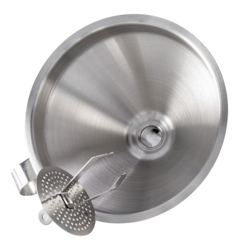Lejek z wyjmowalnym filtrem, 12.5cm, stal nierdzewna