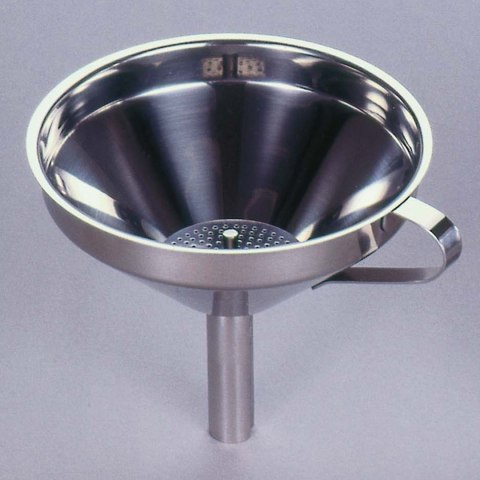 Lejek z wyjmowalnym filtrem, 12.5cm, stal nierdzewna