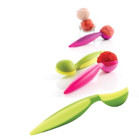 Łyżka do lodów zielona