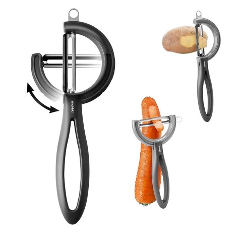 Obrotowa obieraczka do warzyw Reverso Veggie antracyt