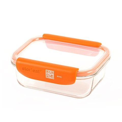 Pojemnik Smart szklany S 640ml pomarańcz