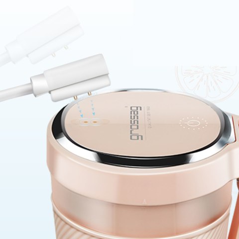 Przenośny blender do smoothie różowy