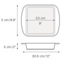 SILIKONOWA FORMA KWADRATOWA DO CIASTA 23CM