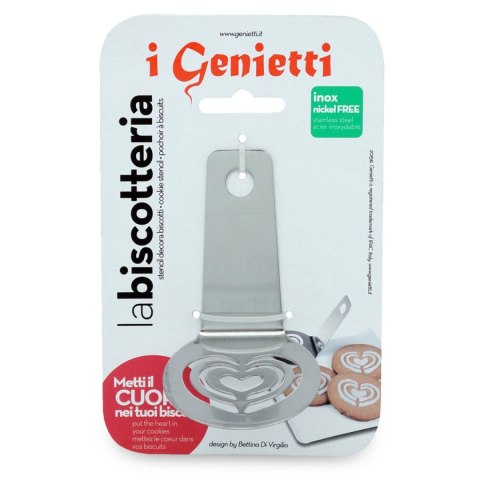 Szablon serduszka do dekoracji, stal