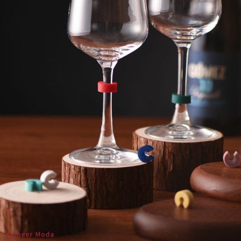 Znaczki na kieliszki Corals