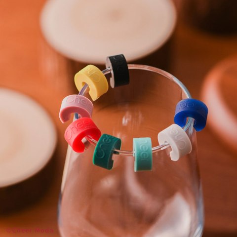 Znaczki na kieliszki Corals