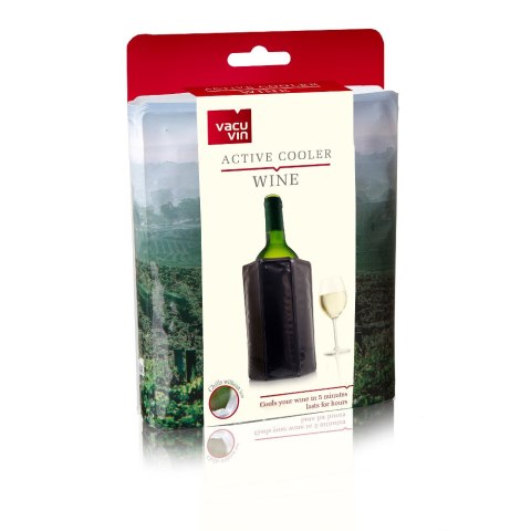Aktywny schładzacz do wina czarny