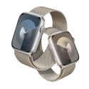 Crong Milano Steel - Pasek ze stali nierdzewnej do Apple Watch 44/45/46/49 mm (szampański)