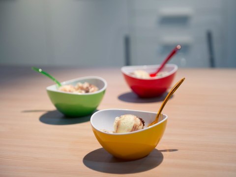 Miska czerwona, średnica 12cm