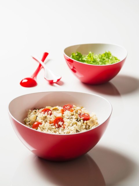 Miska czerwona, średnica 26cm