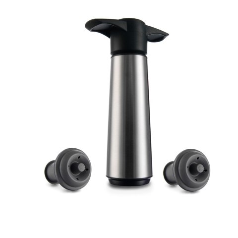 Pompka do wina stalowa z 2 korkami