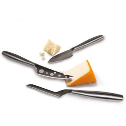 Zestaw 3 noży do sera Copenhagen, stal nierdzewna