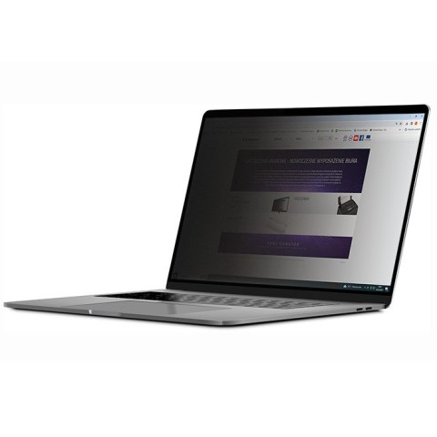 Qoltec Filtr prywatyzujący RODO do MacBook Air 13.6" | Magnetyczny | Ochrona wzroku