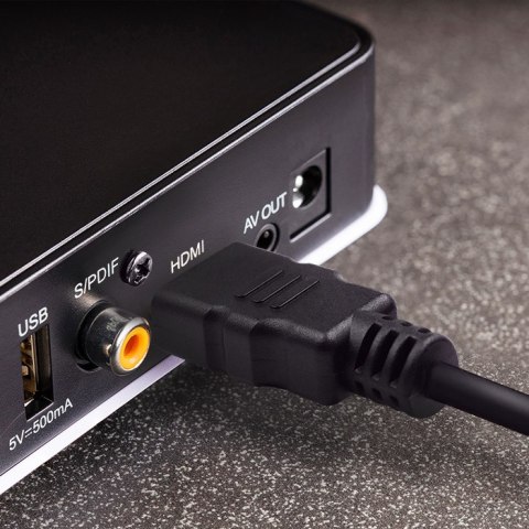 Qoltec Kabel HDMI v1.4 | High speed | 4K | 30Hz | 30AWG | GOLD | 1.5m