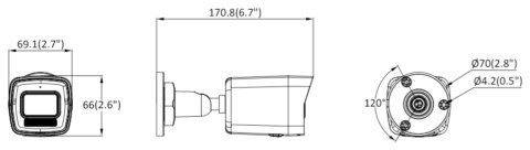 KAMERA IP DS-2CD1063G2-LIU(2.8MM)PL ColorVu - 6 Mpx Hikvision