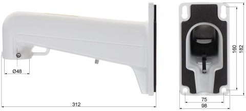 KAMERA IP SZYBKOOBROTOWA DS-2DE7A432IW-AEB(T5) AcuSense 3.7 Mpx 5.9 ... 188.8 mm Hikvision