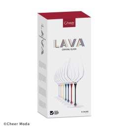 Kieliszek do wina Lava Glass niebieski