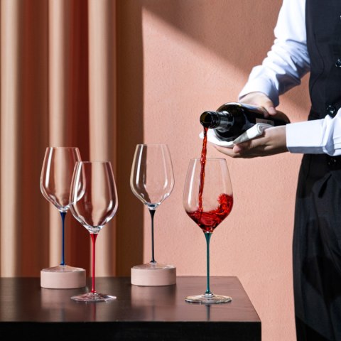 Kieliszek do wina Lava Glass niebieski