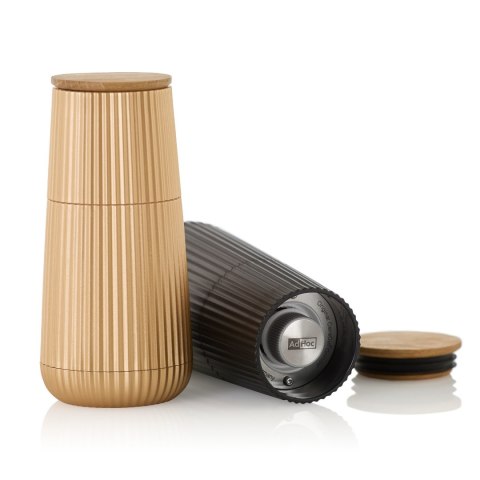 Zestaw młynków dp przypraw Scape czarny/złoty