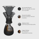 ASOBU Zaparzacz do kawy POUR OVER WOOD, 1,18L