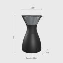 ASOBU Zaparzacz do kawy POUR OVER WOOD, 1,18L