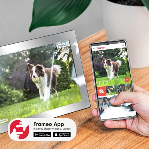 Cyfrowa ramka Kruger&Matz na zdjęcia FRAMEO Wi-Fi 10,1" lustrzana