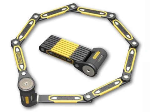 Zapięcie rowerowe składane ONGUARD HEAVY DUTY LINK PLATE LOCK K9 8113, Długość: 79cm, 5x Kluczy z kodem (NEW)