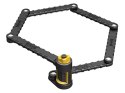 Zapięcie rowerowe składane ONGUARD LINK PLATE LOCK K9 COMBO 8115 + SZYFR, Długość: 88,5cm (NEW)