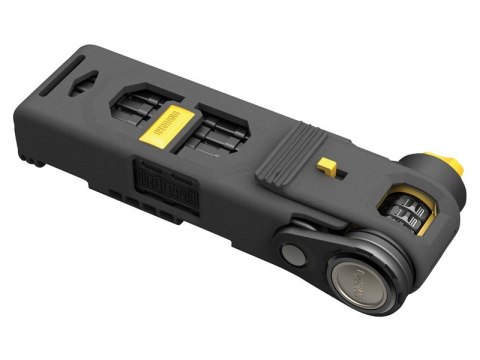 Zapięcie rowerowe składane ONGUARD LINK PLATE LOCK K9 COMBO 8115 + SZYFR, Długość: 88,5cm (NEW)