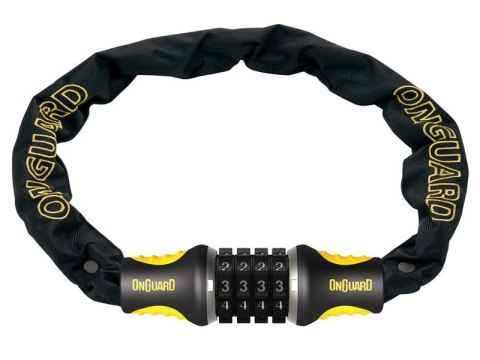 Zapięcie rowerowe ONGUARD MASTIFF 8122 ŁAŃCUCH + SZYFR, Wymiary: 75cm x 6mm, 5x Kluczy (NEW)